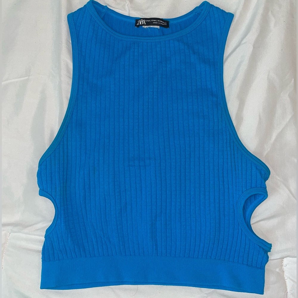 Zara ribbed tank